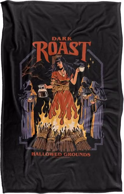 Steven Rhodes Dark Roast Silky Touch Super Soft Fleece Throw Blanket, Multicolour, W/D/H: 91 x 147 cm