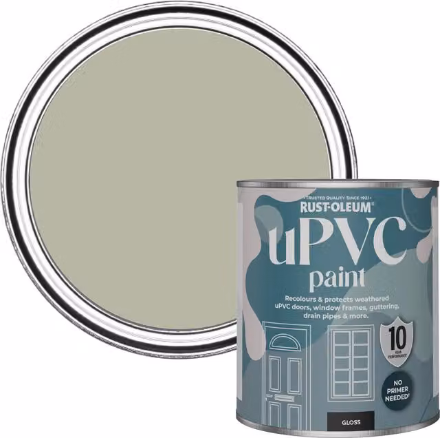 Rust-Oleum UPVC Gloss Paint in Tanglewood, 0.75 l