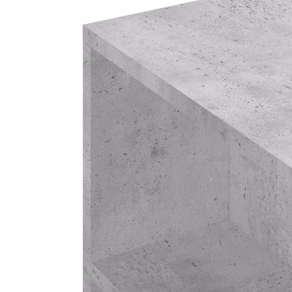 Berkfield Home TV Cabinet in Concrete Grey, W/D/H: 102 x 34.5 x 43 cm – 4