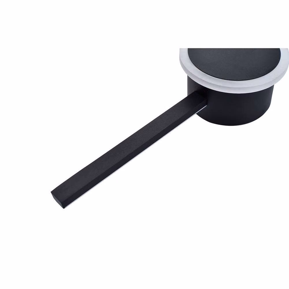 Happy Homewares Modern LED Feature Wall Light in Black with Warm White Ring Design – 2