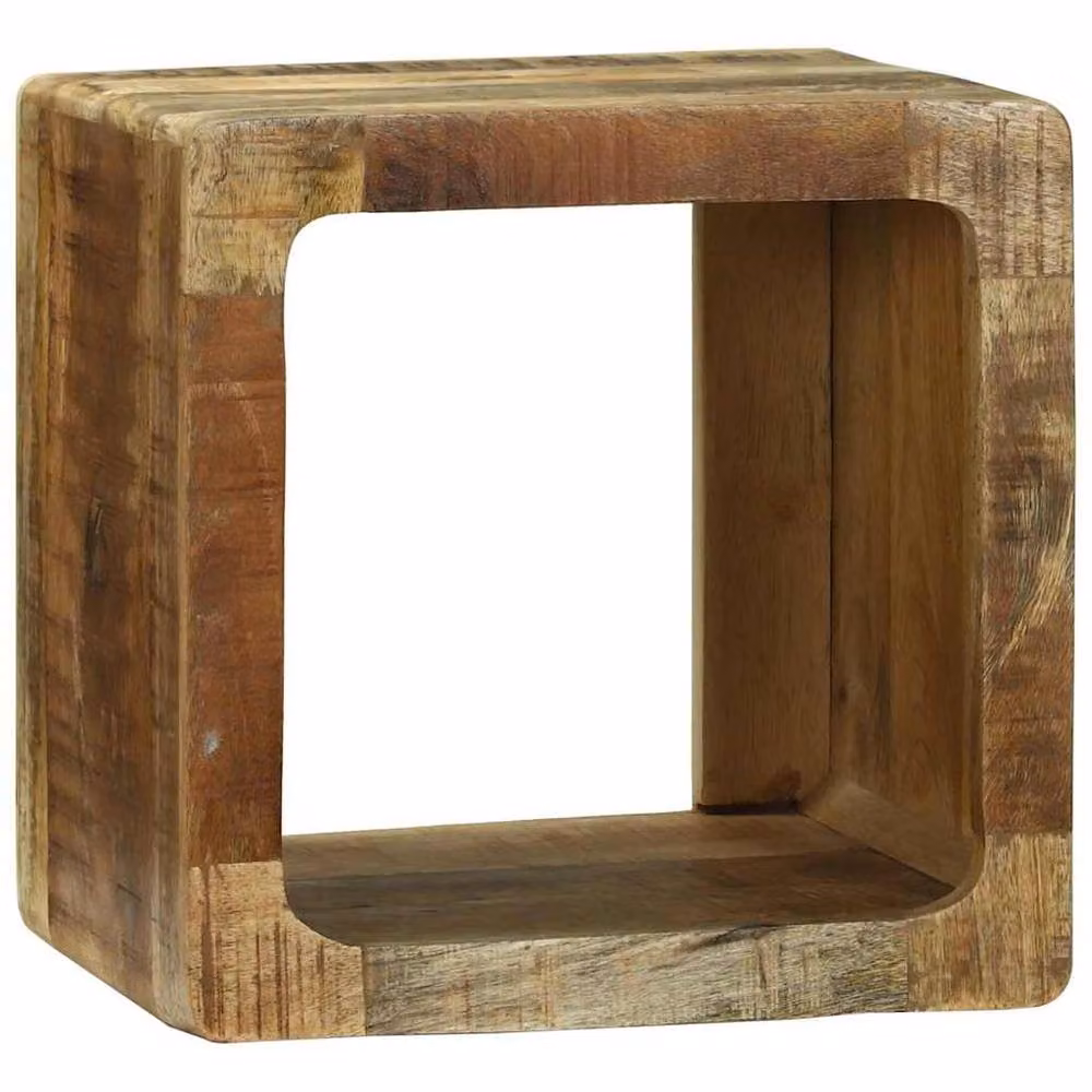 Berkfield Home Brown Solid Mango Wood TV Unit, W/D/H: 36 x 36 x 30 cm – 3
