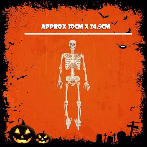 VFM e-Store Halloween Skeleton Decoration with LED Eyes in White – 4