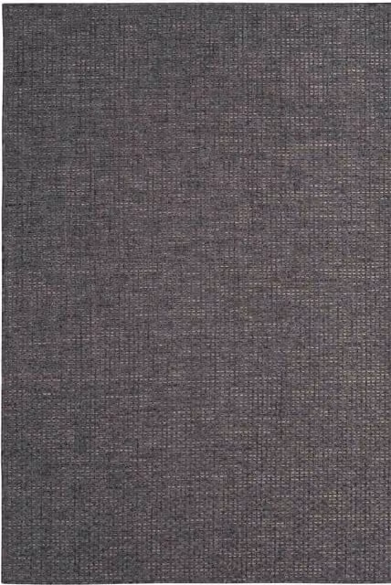 THE RUGS Magic Plain Weatherproof Indoor Outdoor Rug in Dark Grey, W/D/H: 120 x 170 cm