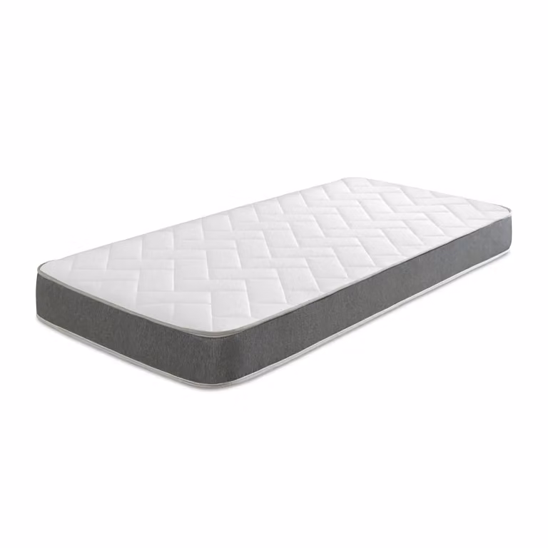 Starlight Beds Cube Hybrid Memory Foam Spring Mattress in Grey, Small Single