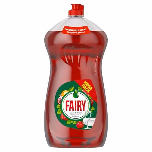 Fairy Pomegranate Washing Up Liquid, 1.45 l, Red – 2