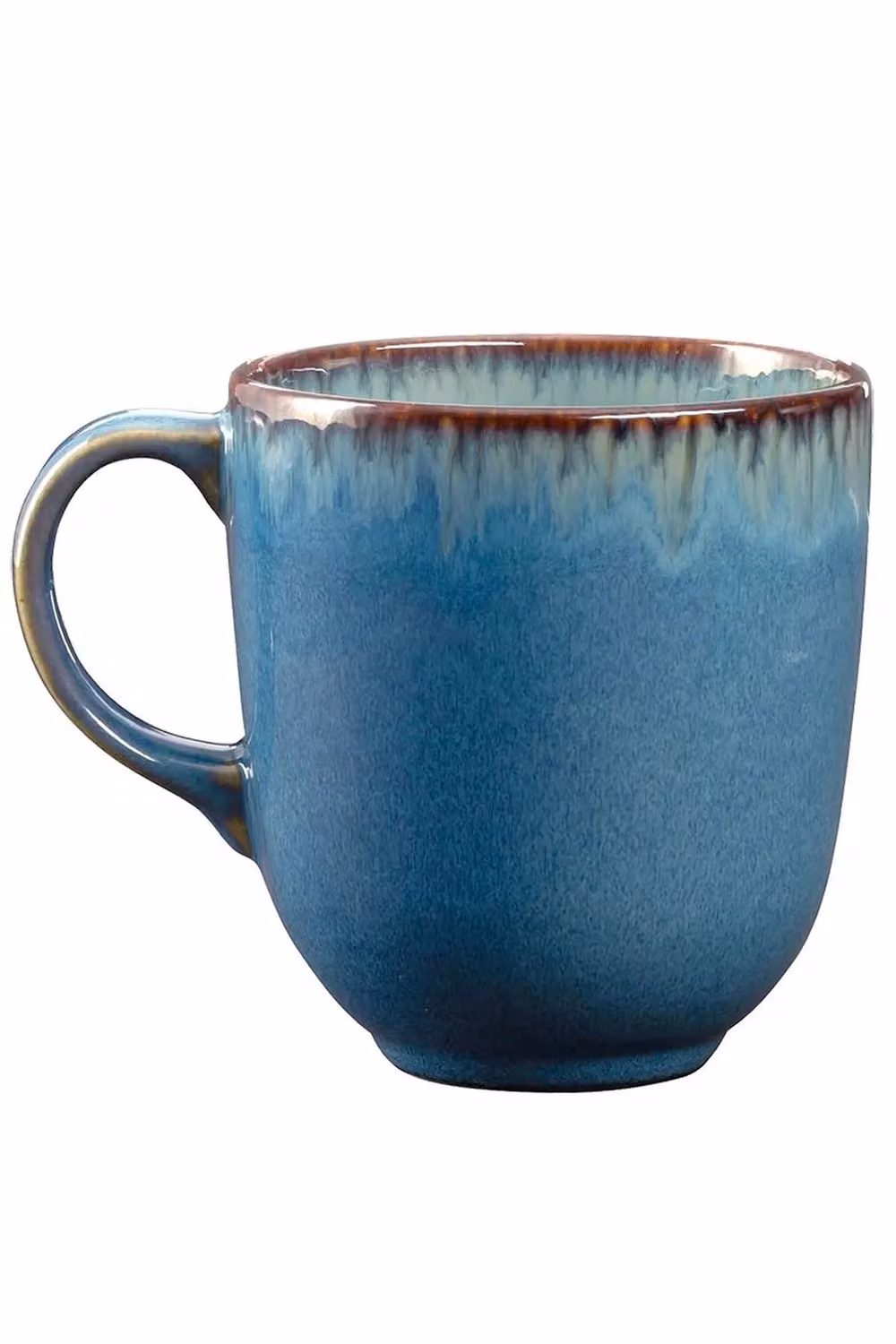 Mason Cash Set of 4 Blue Reactive Stoneware Mugs, 400ml each – 2