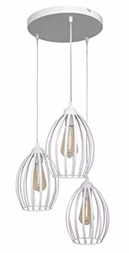 Netlighting Helam Dali Cluster Pendant Ceiling Light in White, Diameter: 38 cm