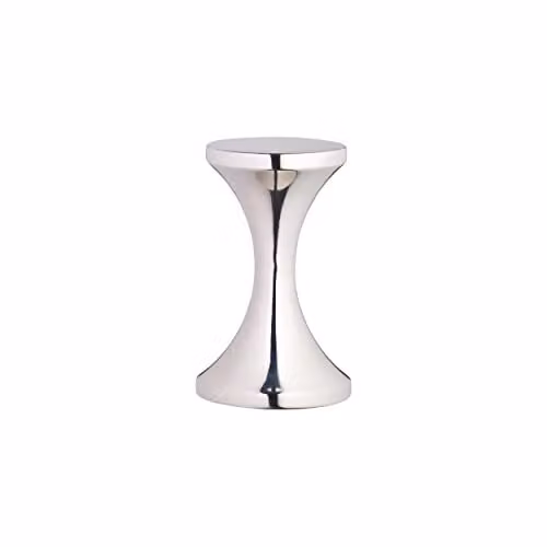 La Cafetiere Stainless Steel Double-Sided Coffee Tamper in Silver
