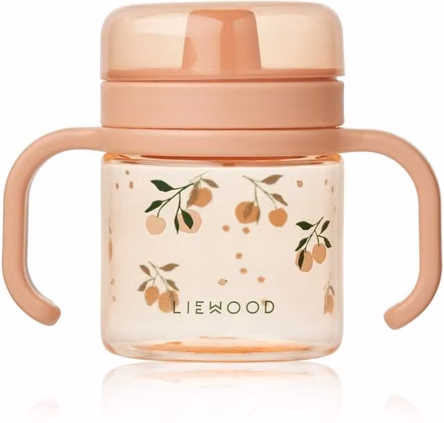 Liewood Kylo Tritan Sippy Cup with Soft Spout, Peach and Pink, 280ml
