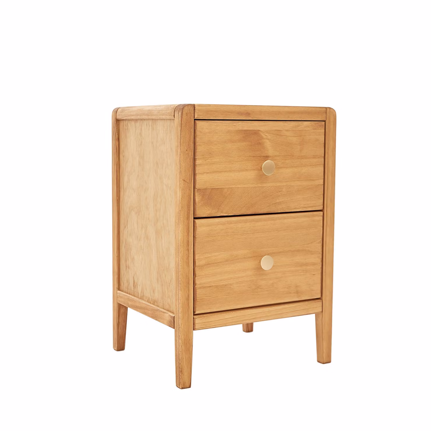 Cabinet Bits Vito 2 Drawer Bedside Table in Brown – 3