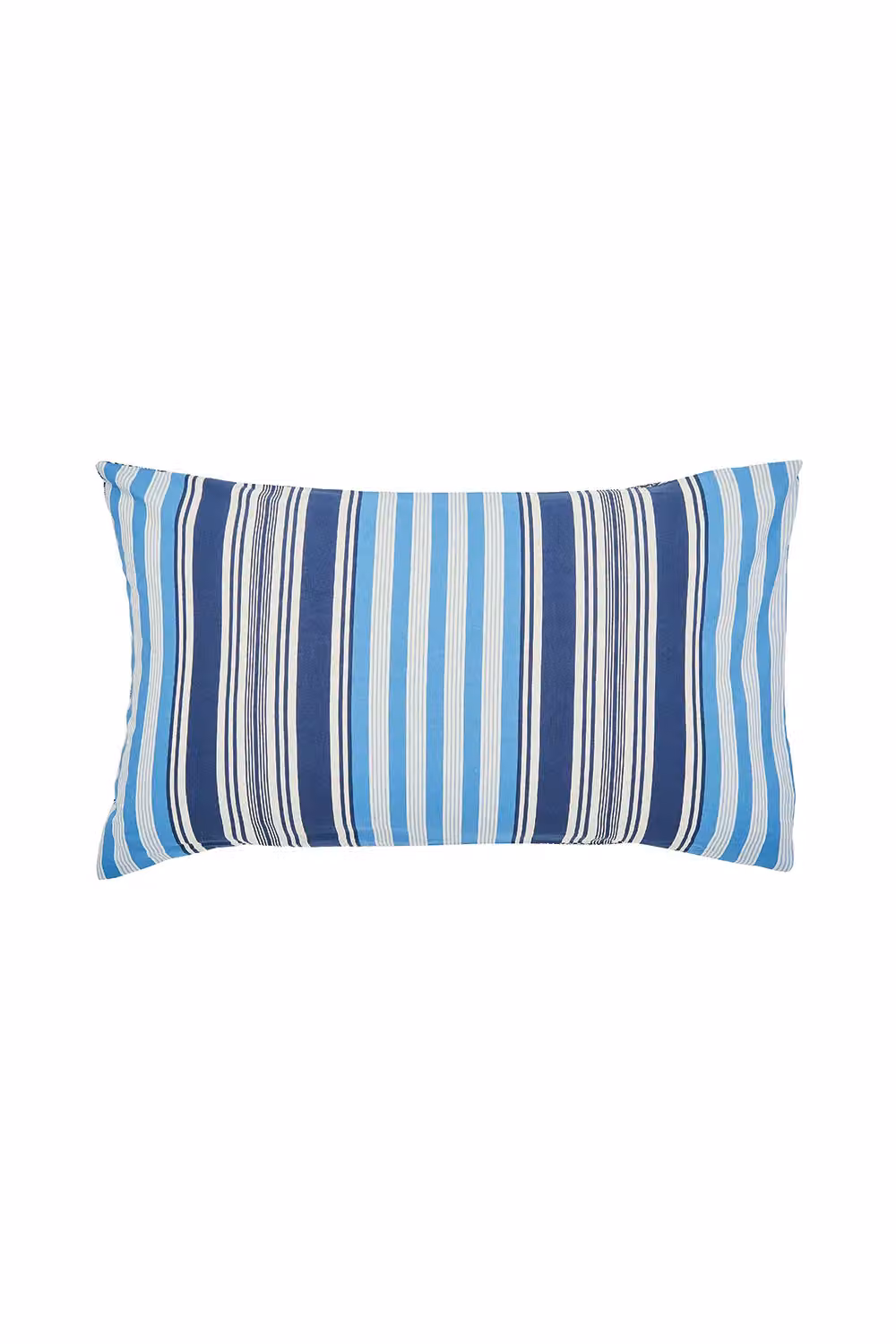 Helena Springfield Beach House Stripe Reversible Cotton Duvet Cover and Pillowcase Set in Blue, W: 200 cm x D: 200 cm – 3