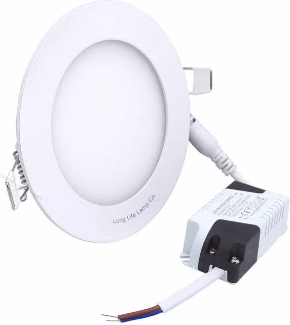 SPETLEK Round LED Ceiling Downlight, Cool White, White – 1