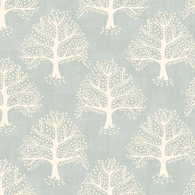 iLiv Great Oak Fabric in Duckegg Blue