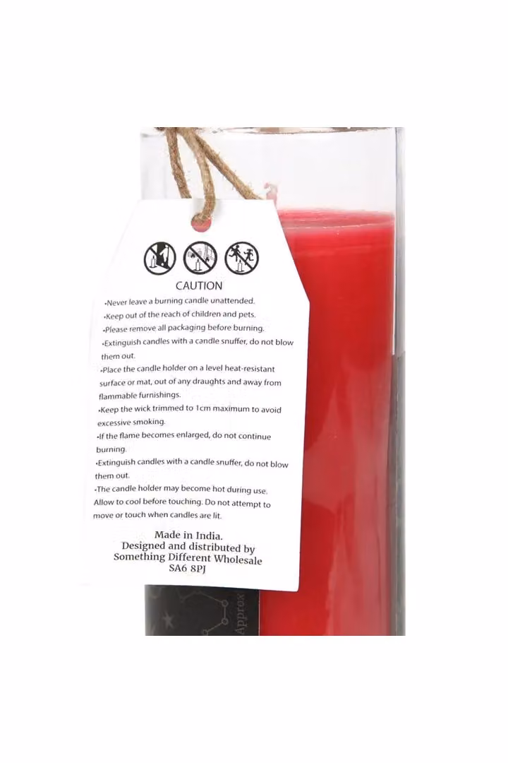 KDMD Rose Love Spell Red Pillar Tube Candle – 2
