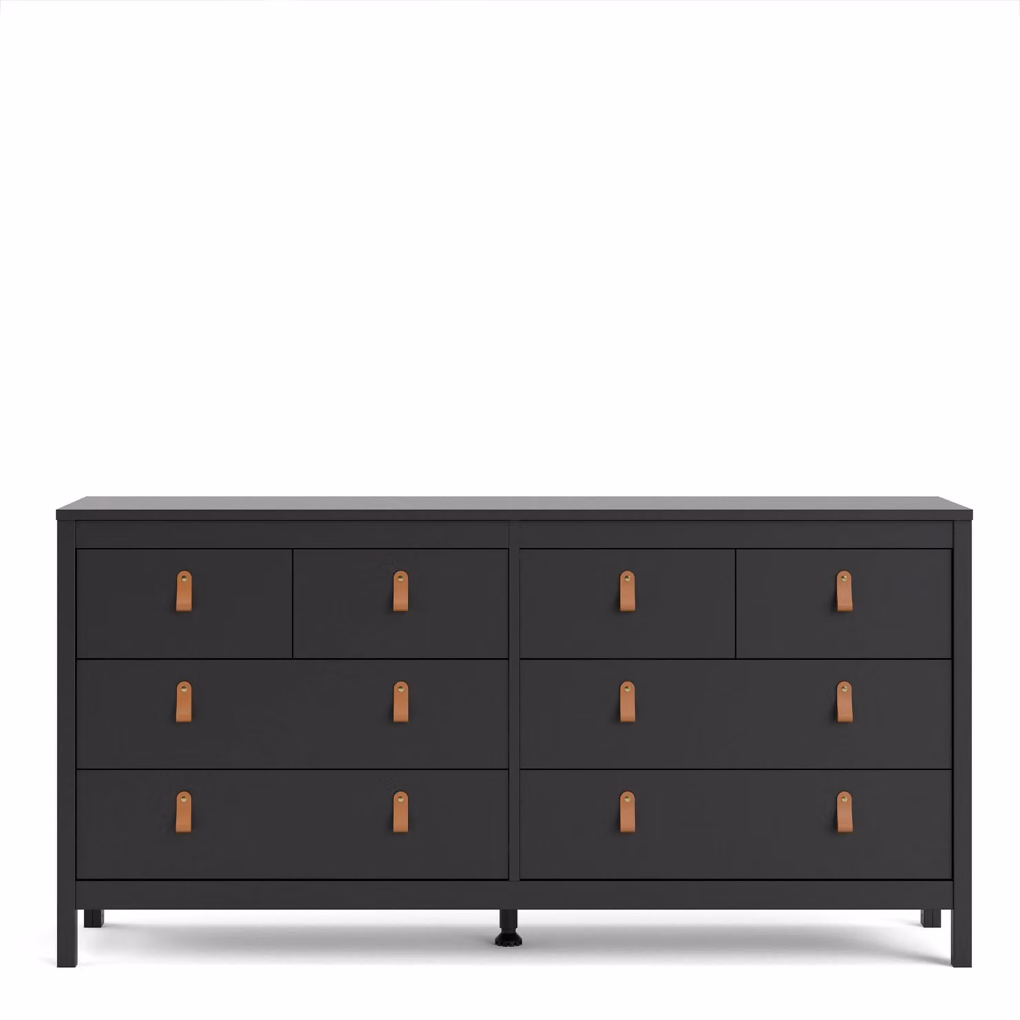 Furniture To Go Barcelona Double Dresser with 8 Drawers in Black – 2