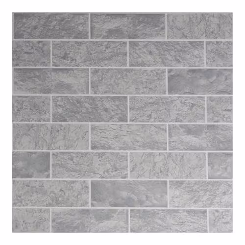 Graham & Brown Contour Grey Geometric Tiled Wallpaper, Roll W: 52 cm, L: 10 m – 1