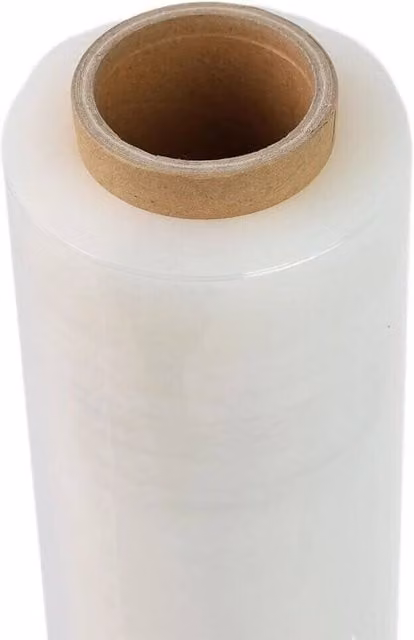 FLAVORA Heavy Duty Stretch Shrink Wrap Roll, Clear, W: 52 cm, L: 1000 cm