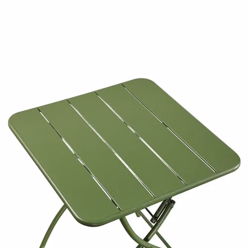Core Products Rimini Folding Bistro Table for Garden and Patio, Powder-Coated Alloy Steel, W/D: 60 x 60 cm – 3