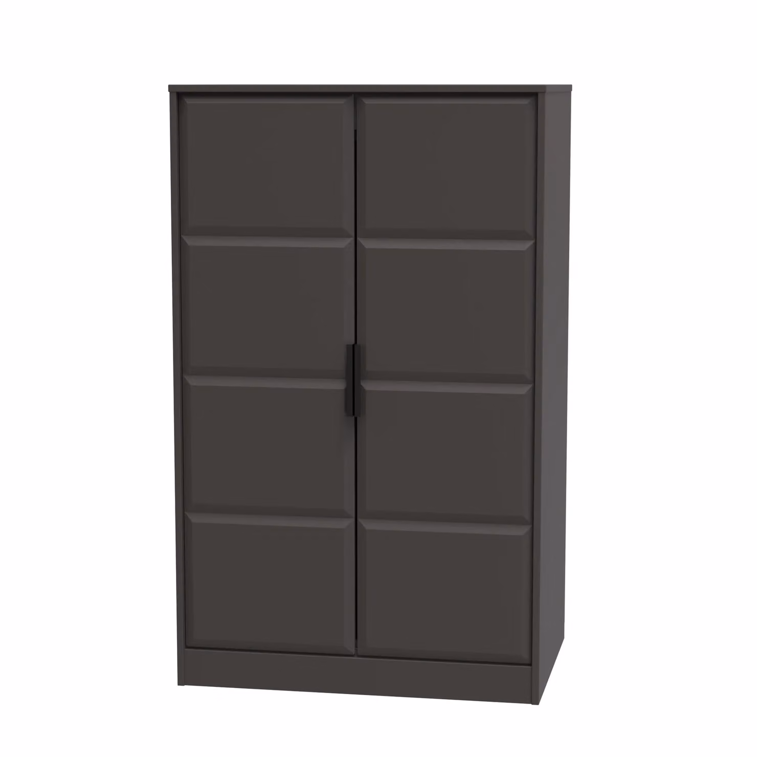 Ready Assembled 2 U Seattle 2 Door Midi Wardrobe in Dark Grey – 2