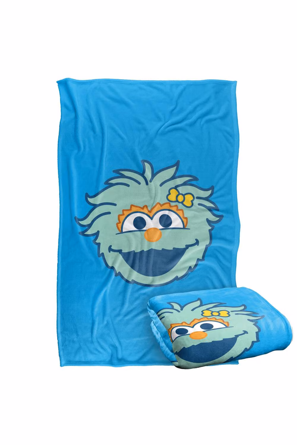 Sesame Street Rosita Big Face Super Soft Fluffy Polyester Throw Blanket in Multicolour, Extra Large – 2
