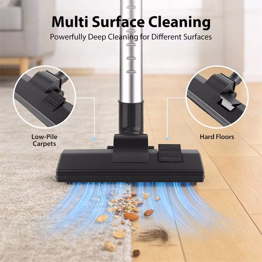 Nordara Bagless Compact Cylinder Vacuum Cleaner, 3000W, 1.5L, Black – 3