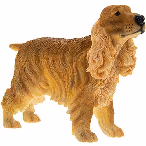 Leonardo Animal Crackers Golden Brown Cocker Spaniel Dog Figurine, H: 11 cm