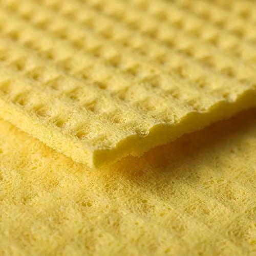 Spontex The Essentials Super Absorbent Sponge Cloths, Yellow, 4 Pack – 2