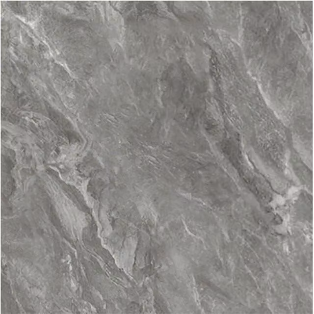 Livingandhome 10-Piece Self-Adhesive Marble Stone-Look PVC Wallpaper in Neutral Grey
