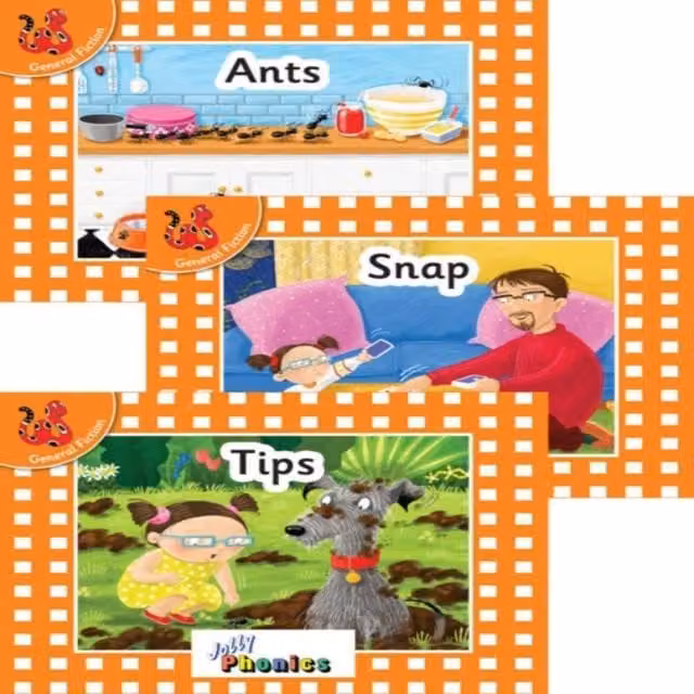 Jolly Phonics Orange Level Readers Set 1 Paperback Books by Louise Van-Pottelsberghe