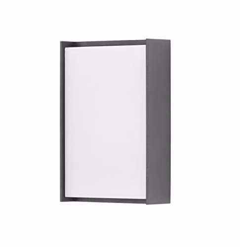 Netlighting FORLIGHT Block LED Outdoor Flush Wall Lamp in Anthracite and White with 4000K Neutral White Light, IP65 Rated – 1