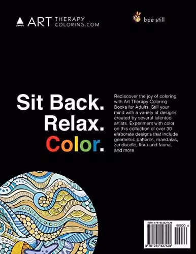 Art Therapy Ocean Designs Vol 1 Coloring Book for Seniors – 2
