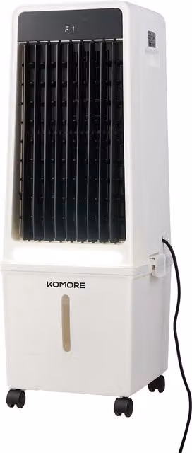 Livingandhome 14L Air Cooler with Remote Control, Oscillation, Timer and Light, White