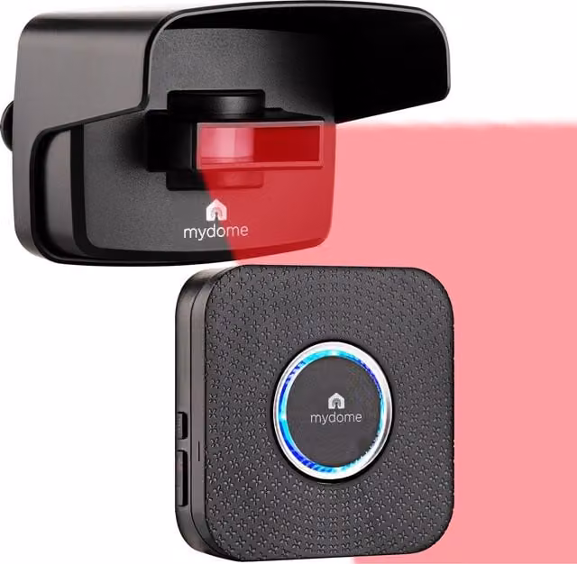 Mydome Wireless Driveway Motion Alarm Kit in Black – 5
