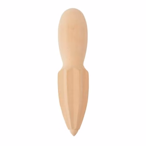 Orsina Natural Wood Citrus Press with Ergonomic Grip, Brown, H x W x D: 40.64 x 10.16 x 10.16 cm