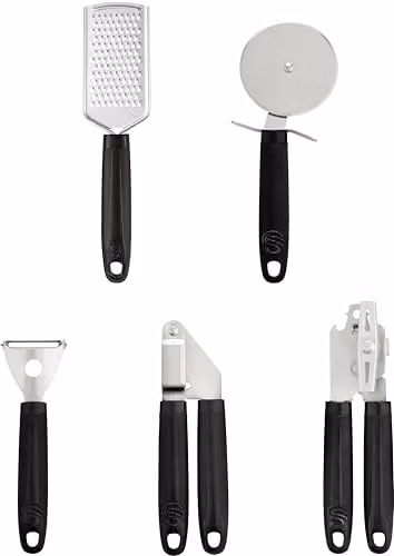 Swan Stealth 5 Piece Stainless Steel Gadget Set in Black – 1