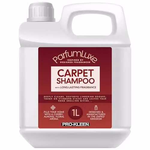 Pro-Kleen Parfum Luxe Carpet Shampoo 1L Cherry, Almond and Floral Fragrance – 1