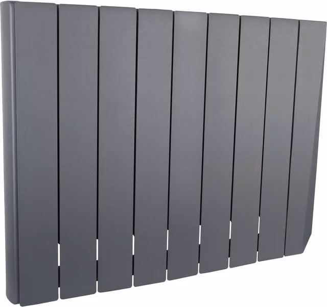 Masterplug SmartEnergy Wall Mounted Oil-Filled Radiator with Wi-Fi and App Control, 1500W, Grey
