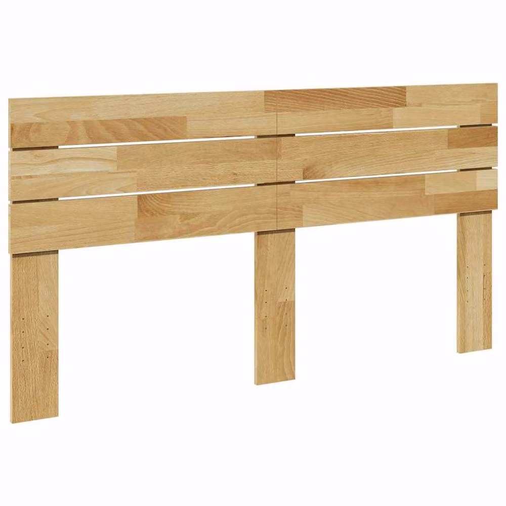 Berkfield Home Solid Wood Oak Headboard in Light Oak – 2