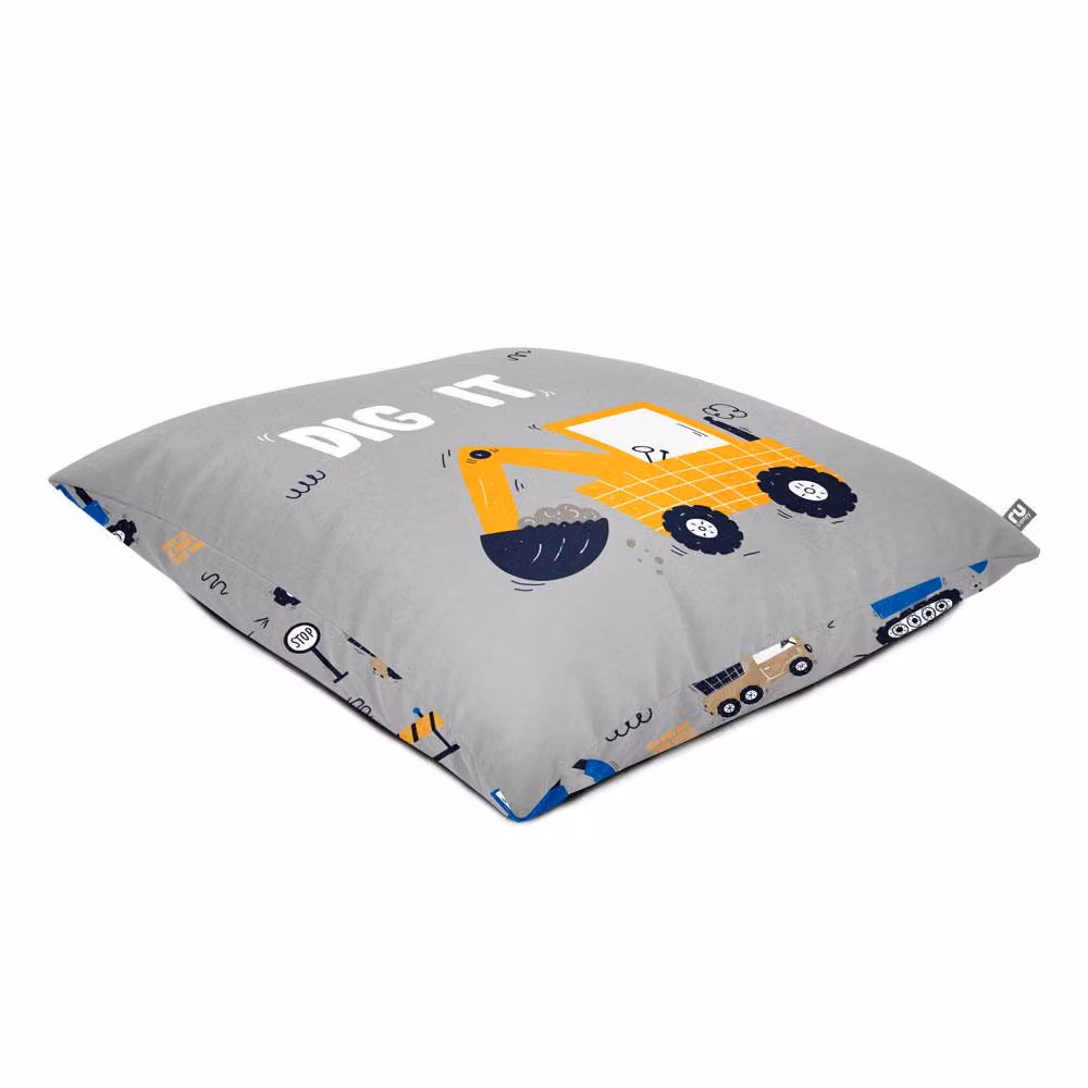 rucomfy Dig-It Indoor Bean Bag Grey Kids Floor Cushion Seat – 2