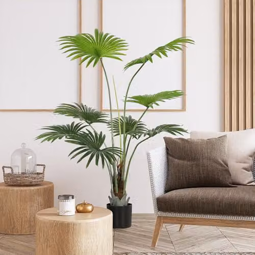 HOMCOM Green Artificial Palm Tree, Height: 145 cm – 7