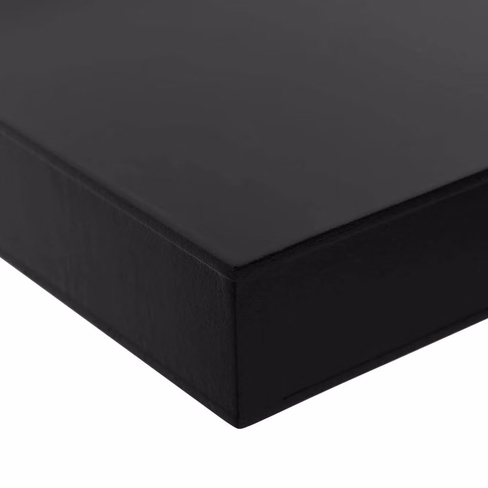 Berkfield Home Durable Floating Wall Shelves, 2 Pack, Black, W/D/H: 120 x 20 x 3.8 cm – 5