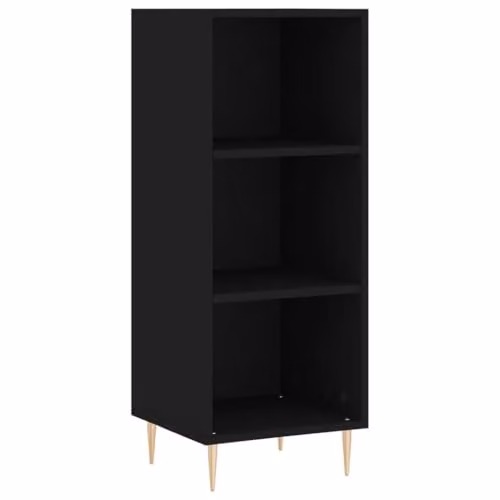 vidaXL Classic Sideboard in Black, W/D/H: 34.5 x 32.5 x 90 cm