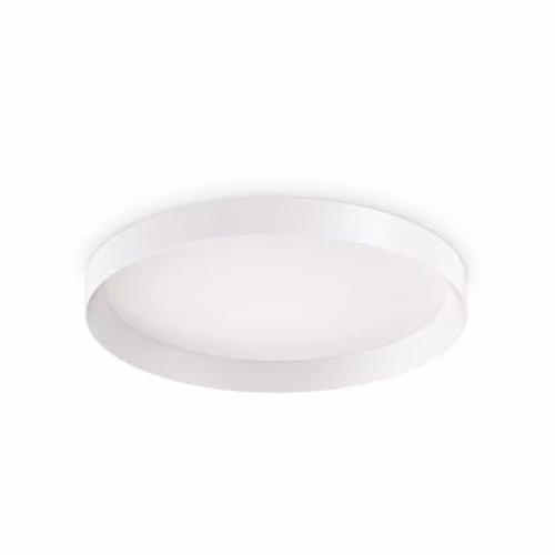 Netlighting Fly Decorative Round Simple Flush Ceiling Light, White, 3000K Warm White – 1