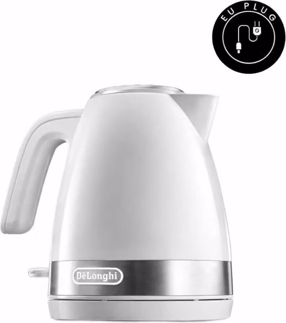 De'Longhi Active Line 1L 2000W Kettle in White – 1