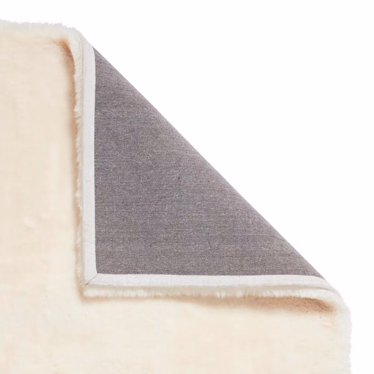 The Rug Shop UK Modern Shaggy Easy Care Area Rug in White, W: 150 cm, L: 230 cm – 2