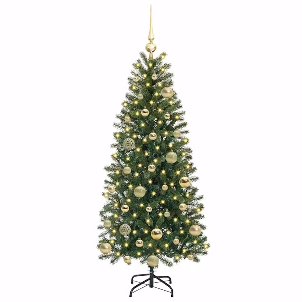 Berkfield Home Artificial Green Christmas Tree with 150 LEDs, Height: 120 cm – 3