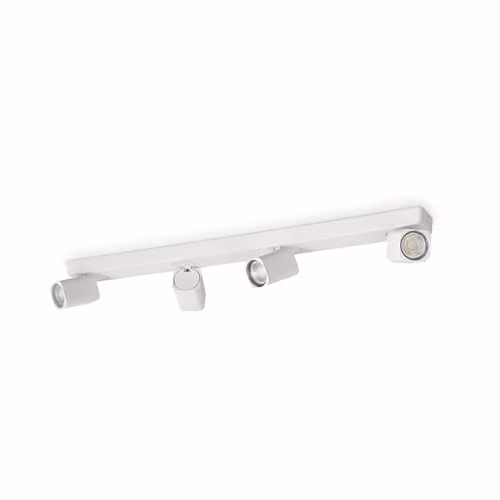 Netlighting Rudy 4 Light Ceiling Spotlight Bar in White