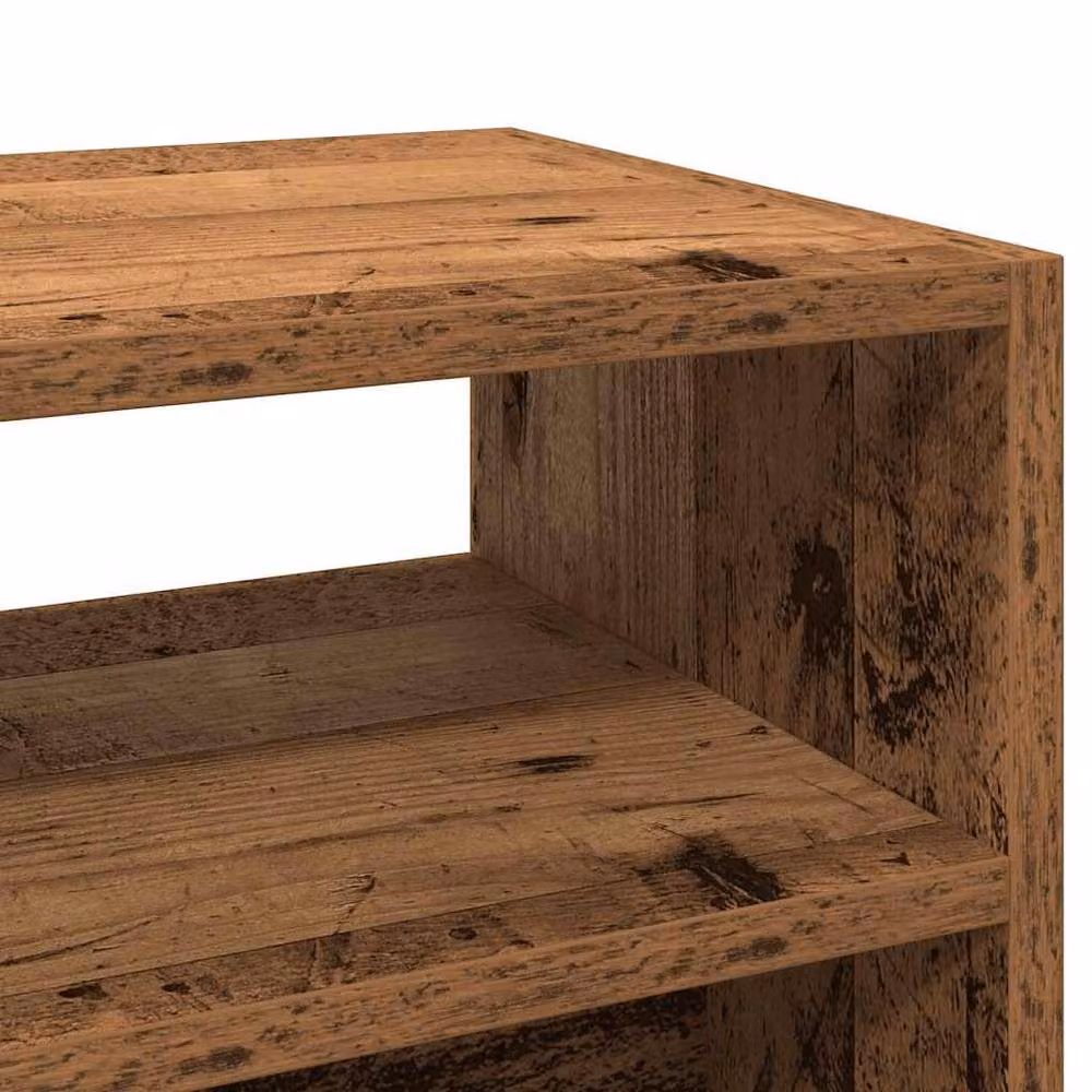 Berkfield Home Rustic Old Wood Console Table in Brown, W/D/H: 78 x 30 x 80 cm – 3