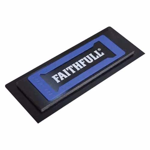Faithfull Flexifit Plastering Trowel with Interchangeable Plastic Blade, Blue, 35.5 cm – 1