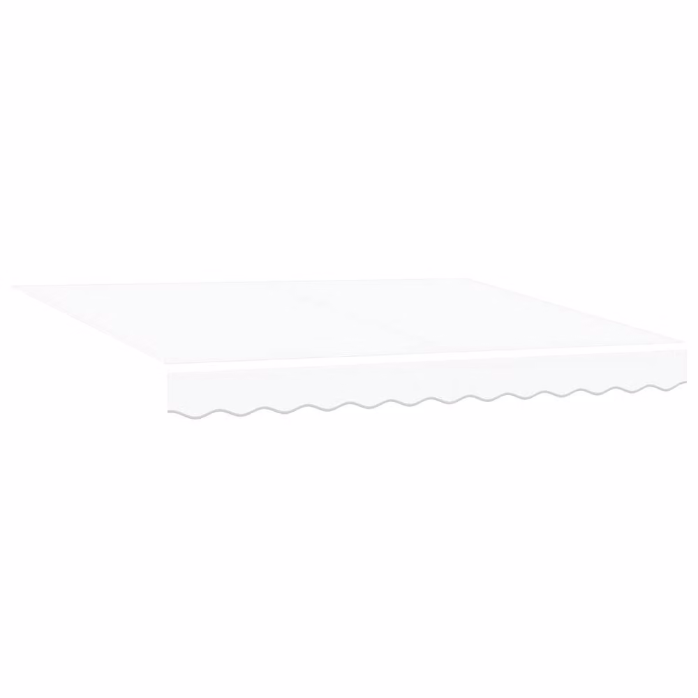 Berkfield Home Manual Retractable Folding Arm Awning, White, W: 300 cm, D: 250 cm – 2